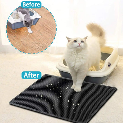 Honeycomb urine and skidproof Cat Litter Mat