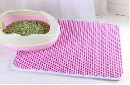 Honeycomb urine and skidproof Cat Litter Mat