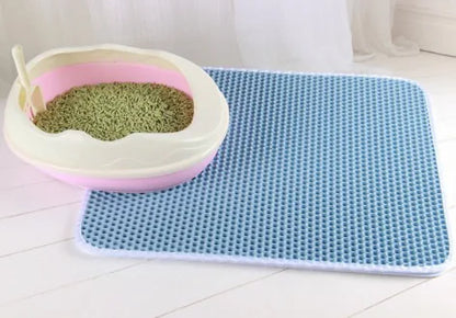 Honeycomb urine and skidproof Cat Litter Mat